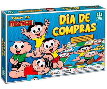 Imagem de Turma Da Mônica Jogo De Tabuleiro Infantil Dia De Compras Educação Financeira