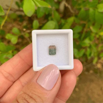 Imagem de Turmalina Bicolor Baguete Retangular 0,89ct (3)