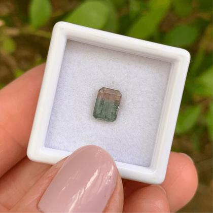 Imagem de Turmalina Bicolor Baguete Retangular 0,89ct (3)