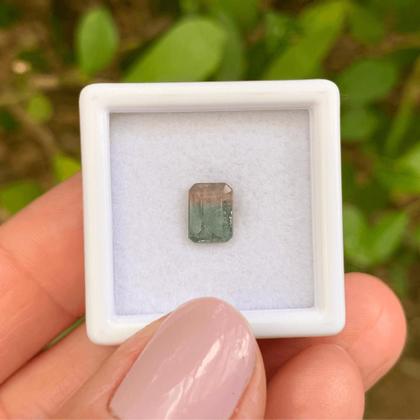 Imagem de Turmalina Bicolor Baguete Retangular 0,89ct (3)