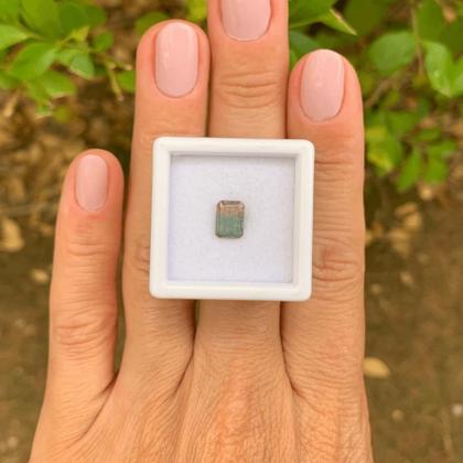 Imagem de Turmalina Bicolor Baguete Retangular 0,89ct (3)