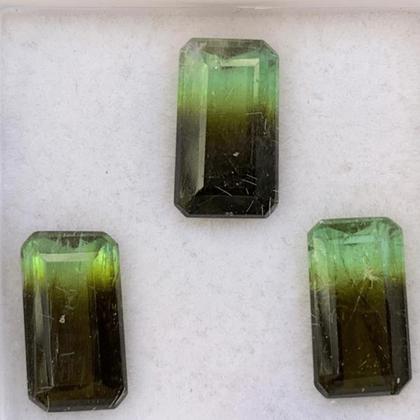 Imagem de Turmalina Bicolor Baguete Retangular SET 5,19ct
