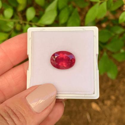 Imagem de Turmalina Rubelita Oval 6,83ct