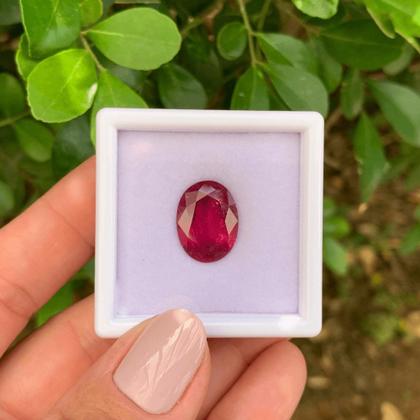 Imagem de Turmalina Rubelita Rosa Oval 8,00ct