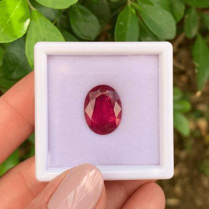 Imagem de Turmalina Rubelita Rosa Oval 8,00ct