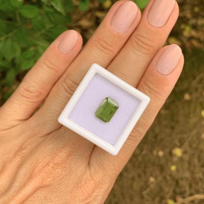 Imagem de Turmalina Verde Amarelada Baguete 2,35ct