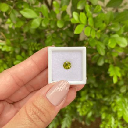 Imagem de Turmalina Verde Amarelada Brilhante ø6mm 0,91ct