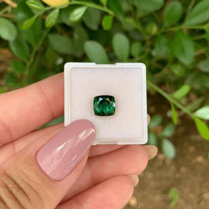 Imagem de Turmalina Verde Azulada Cushion 2,29ct