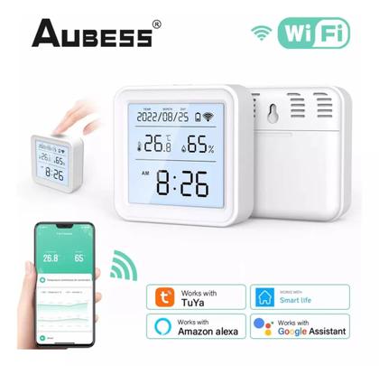 Imagem de Tuya TH08 sensor temperatura umidade wifi smart alexa siri 