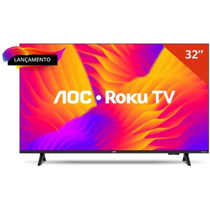 Imagem de TV 32P AOC LED SMART Roku Wifi HD HDMI - 32S5155/78G