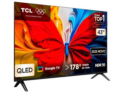Imagem de TV 43" TCL Full HD QLED 43S5K Google TV 2 HDMI