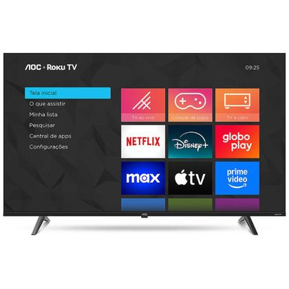 Imagem de TV 55P AOC LED Roku SMART 4K Wifi - 55U7045/78G