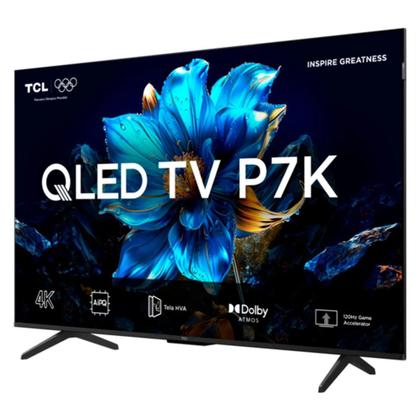 Imagem de TV 55P TCL QLED 4K Google TV Wifi Comando de VOZ - 55P7K
