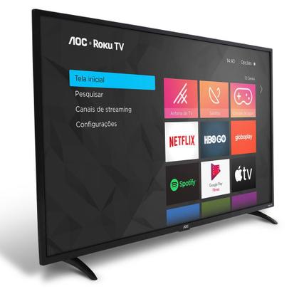 Imagem de Tv Aoc 32 32 S5195 Led Hd Hdmi Usb Wifi Roku Tv