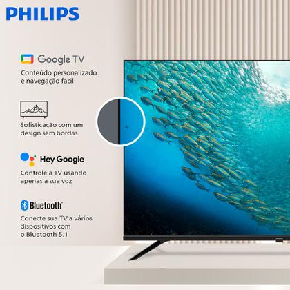 Imagem de Tv Philips 65 Polegadas 65pug7019/78 Smart 4k Com de Voz Google Tv