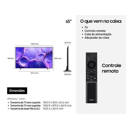 Imagem de TV Samsung 65" Smart Crystal UHD 4K UN65U8100FGXZD