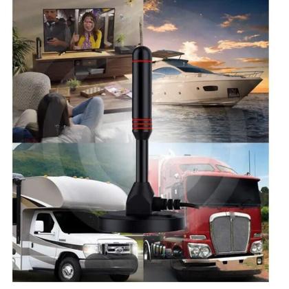 Imagem de Tv Smart Digital 24 Polegadas Com Antena Televisor 12 Volts Televisão 12V Para Caminhão Motorhome HDMI USB WIFI