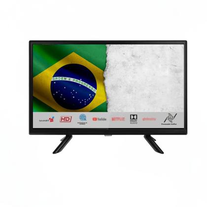 Imagem de Tv Smart Digital 24' Polegadas Usb Com Suporte Para Fixar