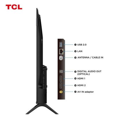 TV TCL 32 Polegadas 32S5K QLED Smart FHD Google TV Preto Bivolt