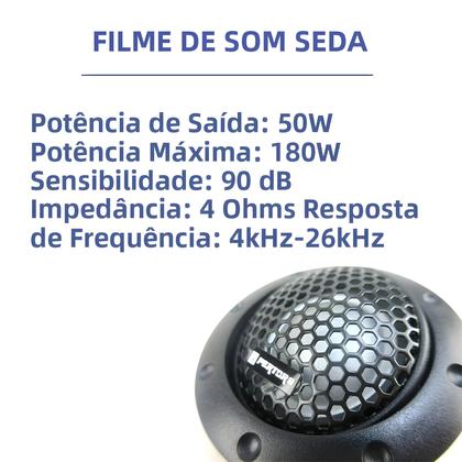 Imagem de Tweeter De Carro 180W 4Ohm 1 Par DDT-S30 Alto-Falantes De Filme De Seda Para Modificação De Áudio