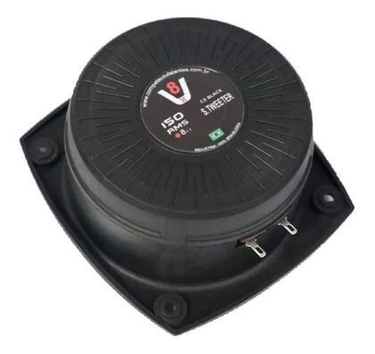 Imagem de Tweeter Tuiter Black 120w Rms Profissional 8 Ohms Fenolico