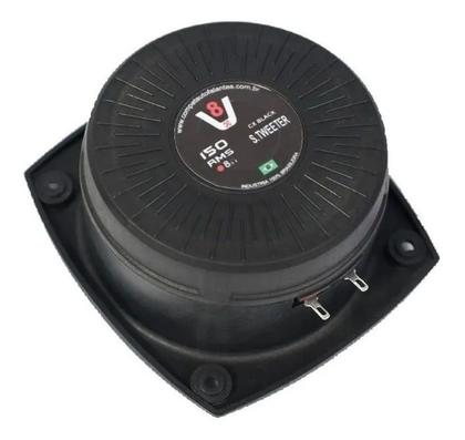 Imagem de Tweeter Tuiter Black 120w Rms Profissional 8 Ohms Fenolico