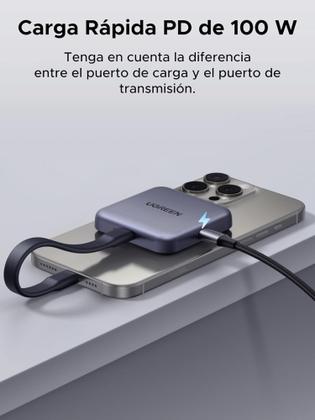Imagem de UGREEN Adaptador Magnético cartão memória 4.0 TF SD UHS 312 MB/s suporte USB C PD 100W carregamento