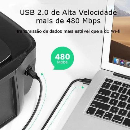 Imagem de Ugreen Cabo Usb B 2.0 Impressora Universal Hp Epson 1,5m