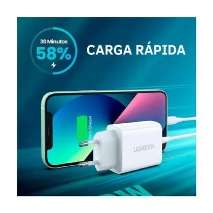 Imagem de Ugreen Carregador Turbo Pd 20w Cabo + Cabo