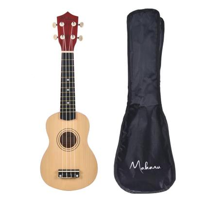 Imagem de Ukulele Acústico Soprano Com Capa Afinador Palhetas Makanu