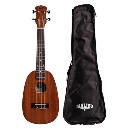 Imagem de Ukulele Malibu Abacaxi Concert Sapele Natural Fosco - 23SP