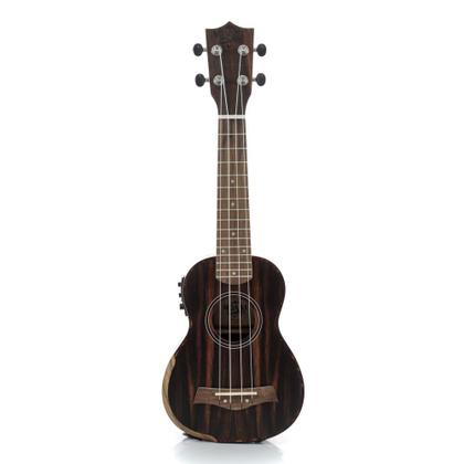 Imagem de Ukulele Moani MAUNA Soprano 21'' Ebony C/ Bag UKEB-21EQ