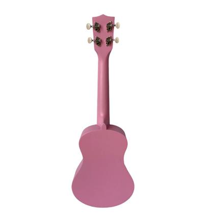 Imagem de Ukulele Rosa Seven Concert Suk-23 PI Capa BK e Afinador