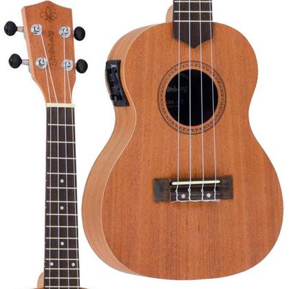 Imagem de Ukulele Strinberg UK06CE MGS Soprano Elétrico Afinador Capa
