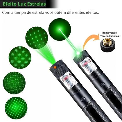 Imagem de Ultra 200.000mw 70km Super Caneta Laser Pointer Verde super potente