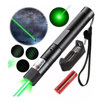 Imagem de Ultra Caneta Laser Pointer Verde Ultra Forte Alcance 50km 200.000mw