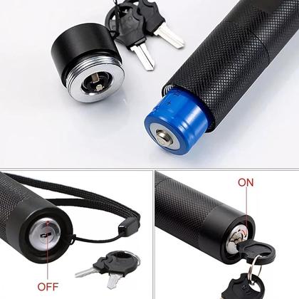 Imagem de Ultra Caneta Laser Pointer Verde Ultra Forte Alcance 50km 200.000mw