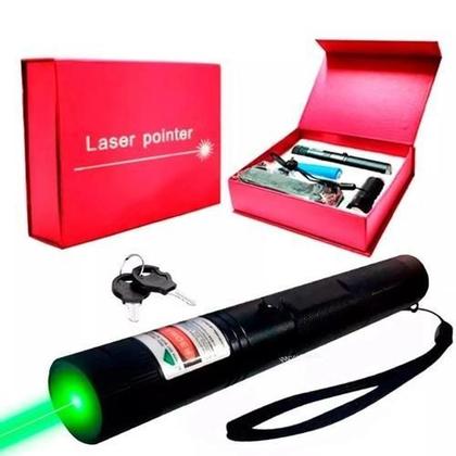 Imagem de Ultra Caneta Laser Pointer Verde Ultra Forte Alcance 50Km
