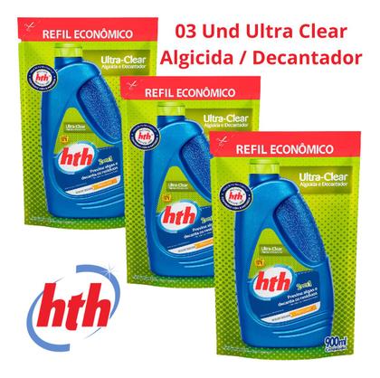 Imagem de Ultra Clear Algicida E Clarificante Hth 2 Em 1 03 Und