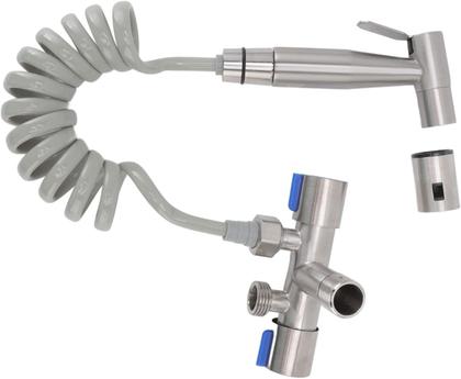Imagem de Ultra Ducha Higiênica Duas Saídas De 1/2 Mm Aço 304 Inox Com Registro