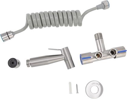 Imagem de Ultra Ducha Higiênica Duas Saídas De 1/2 Mm Aço 304 Inox Com Registro