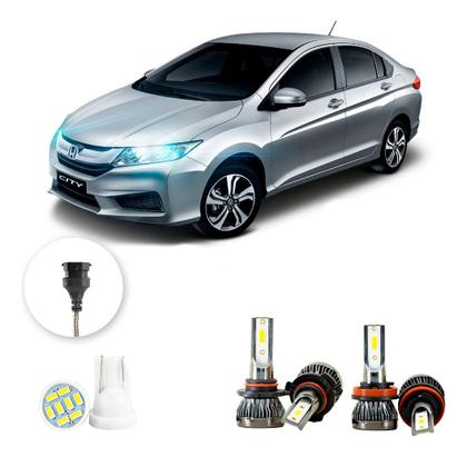 Imagem de Ultra Led Nano Honda City 2015-2020 22000lm Alto+baixo