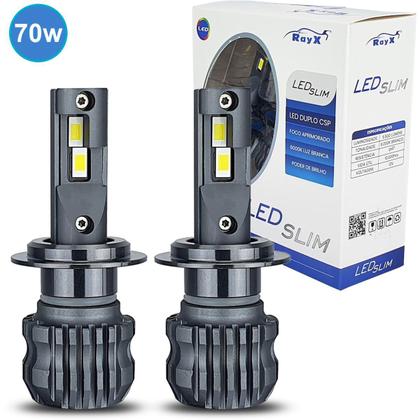 Imagem de Ultra Led Slim RayX 11.000 Lumens 70W 6000k H7