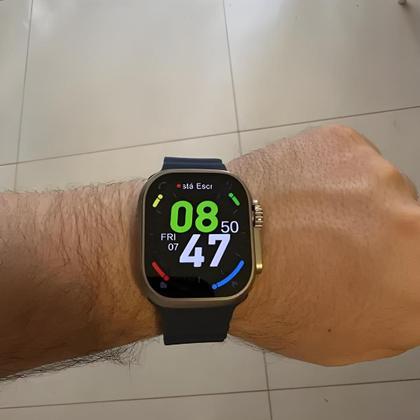 Imagem de Ultra Watch Séries 10 Wearmax W69 PLUS Gen 2 Amoled prova dágua lançamento NFC assistente inteligencia artificial chat GPT Smartwatch 1 Pulseiras