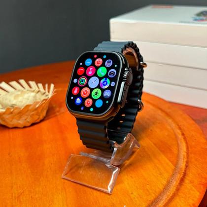 Imagem de Ultra Watch Séries 10 Wearmax W69 PLUS Gen 2 Amoled prova dágua lançamento NFC assistente inteligencia artificial chat GPT Smartwatch 1 Pulseiras
