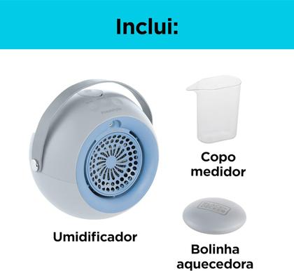 Imagem de Umidificador Aquecedor e Ventilador mais prático e compacto AUP4-BR Black+Decker