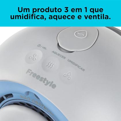 Imagem de Umidificador Aquecedor e Ventilador mais prático e compacto AUP4-BR Black+Decker