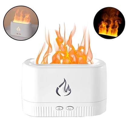 Imagem de Umidificador Aromatizador Difusor Aromas Chamas Fogo Lareira