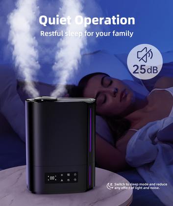 Imagem de Umidificador BREEZOME 6L para quarto, sala grande com difusor