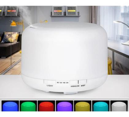 Imagem de Umidificador De Ar Aromatizador Purificador Portátil Led Rgb 500ml